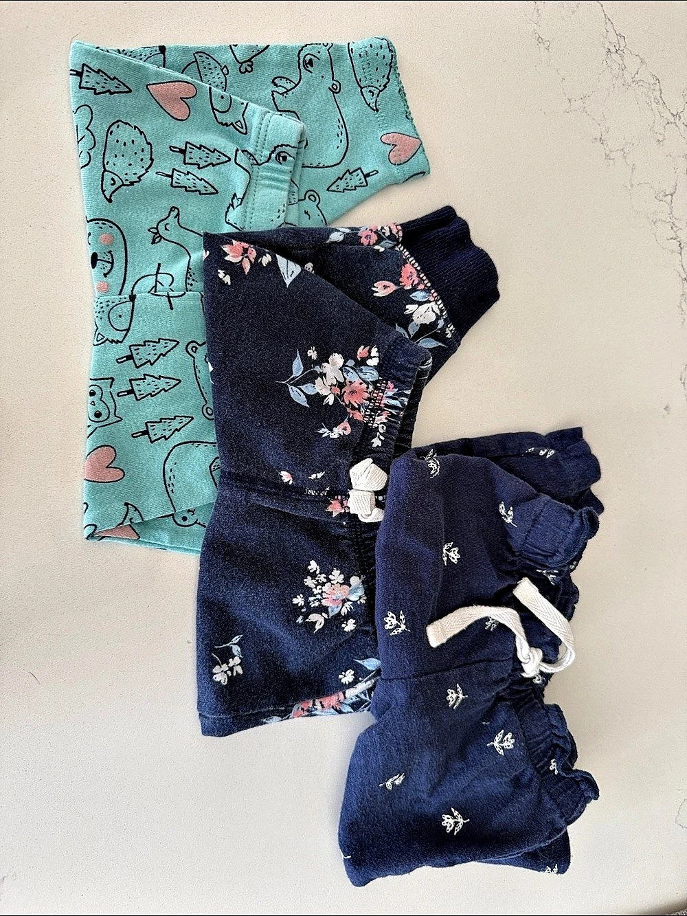 Carters Mixed Kids Floral Printed Pants Set